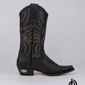 Botas texanas en cuero para hombre