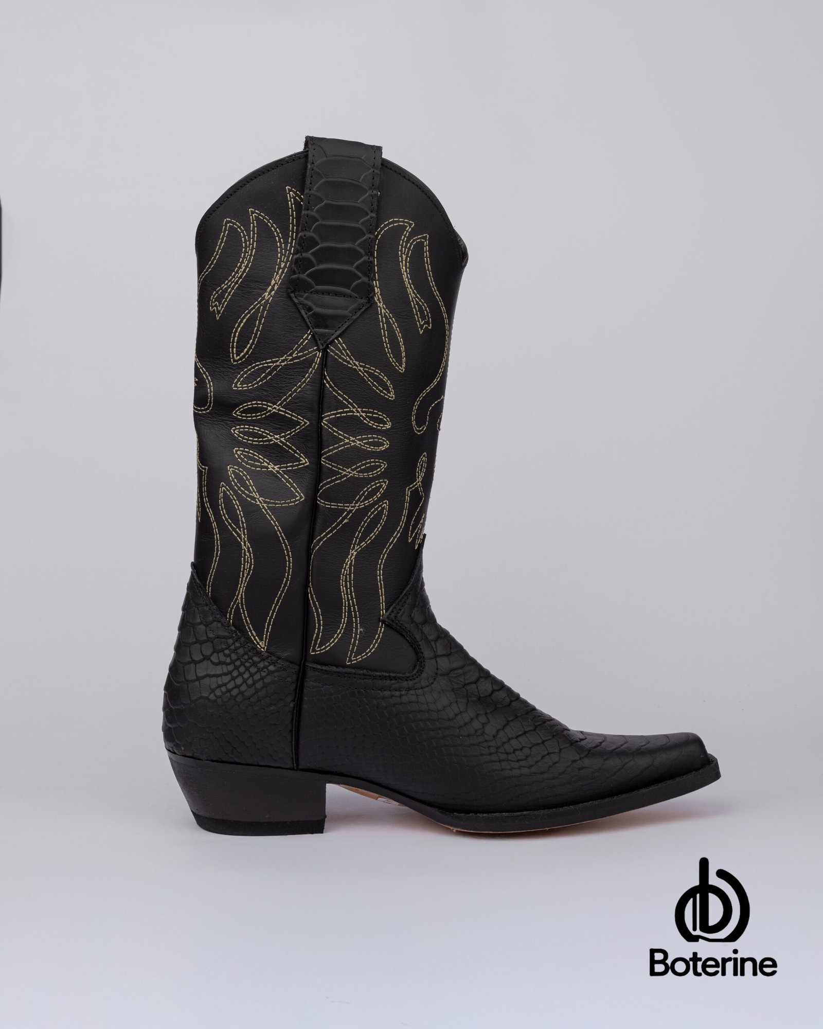 Botas texanas en cuero para hombre - Image 2