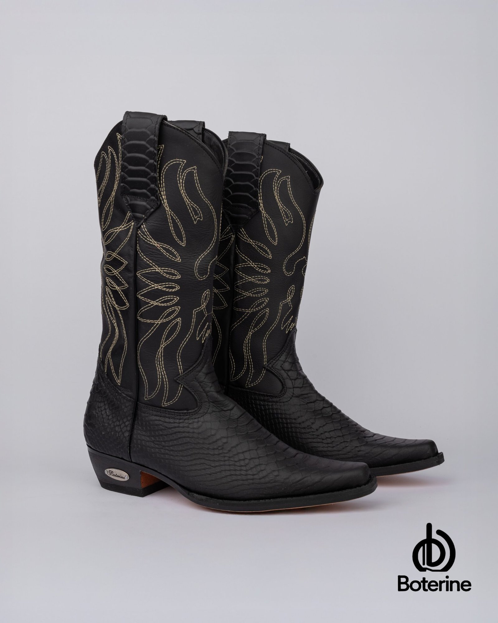 Botas texanas en cuero para hombre - Image 3