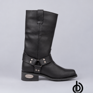 Botas en cuero caña alta para hombre