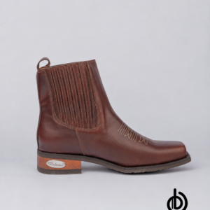 Botines texanos en cuero para hombre
